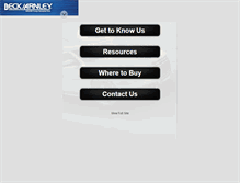 Tablet Screenshot of beckarnley.com
